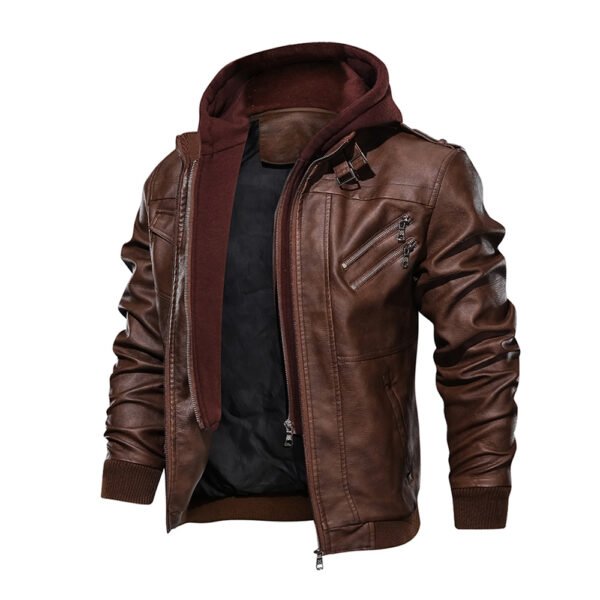 Leather Fashion Jacket - Image 2