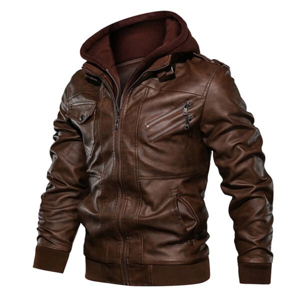 Leather Fashion Jacket - Image 3